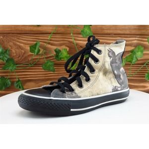 Converse All Star Size 5.5 M Gray High top‎ Shoes Fabric Women
